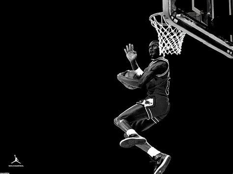 Michael Jordan Black And White Wallpaper