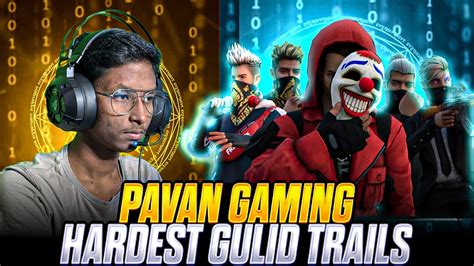 FREE FIRE LIVE IN TELUGU PAVAN GAMING Is Live GUILD TRILES Face Cam