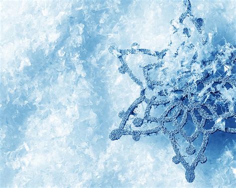 HD Wallpaper Ice Winter Macro Snowflake Wallpaper Flare