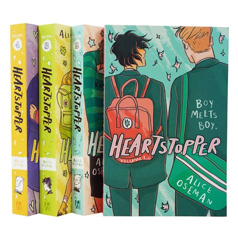 Heartstopper By Alice Oseman Volumes 1 4 Collection Set Ages 13 — Books2door