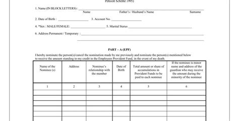 Epf Form Filled Sample Discount Deals Gbu