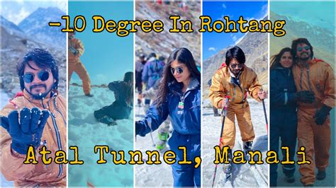 Atal Tunnel Rohtang Manali Vlog YouTube