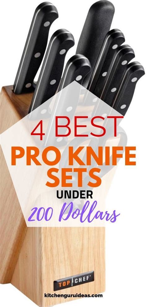 4 BEST Knife Sets Under 200 Dollars Year Updated Guide Best