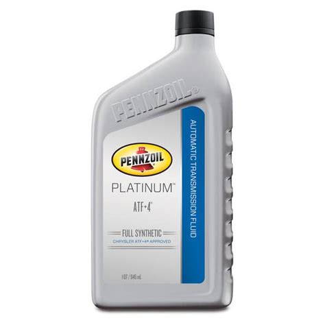 Pennzoil 1 Quart Platinum Atf4 Automatic Transmission Fluid