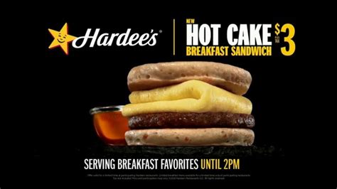 Hardees Hot Cake Breakfast Sandwich Tv Commercial Wake Up Your Happy Ispottv