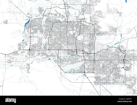 City Map Phoenix Arizona United States Stock Vector Image And Art Alamy