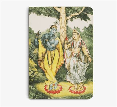 Dailyobjects Indian Mythology Radha Krishna A5 Notebook Krishna