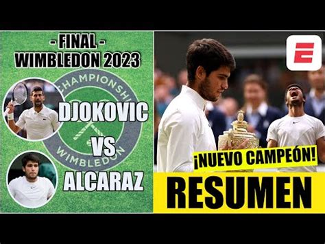 Alcaraz Vs Djokovic Resumen Y Video De La Final De Wimbledon