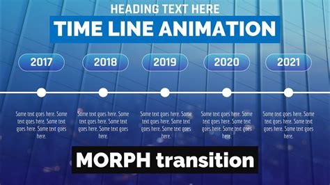 89animated Powerpoint Morph Timeline Milestone Template Morph Transition Youtube