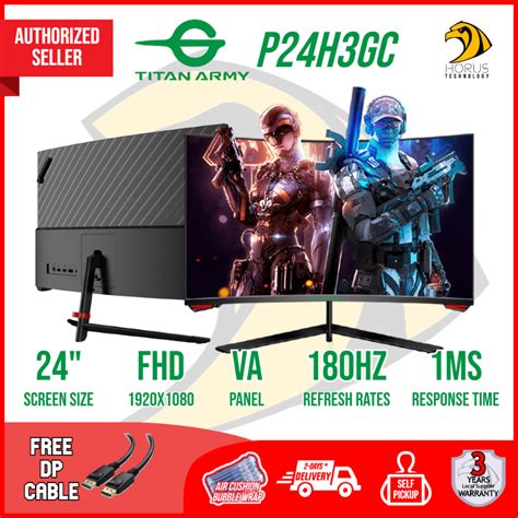 Titan Army Curved Hz Hz Ms Gaming Monitor P H G P H Gc