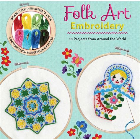 Folk Art Embroidery Kit The Toy Store