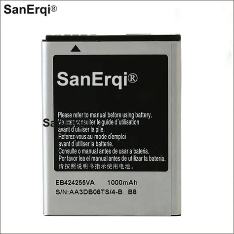 10pcs Battery Eb424255va Eb424255vu For Samsung M550 C5530 S3350 S3850 S5220 S5222 M630 R450