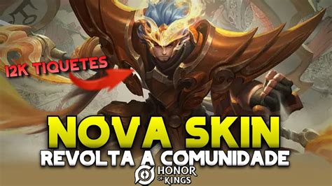 UM ABSURDO A NOVA SKIN DO ZHANG FEI DE 12 OOO MIL TIQUETES REVOLTA A