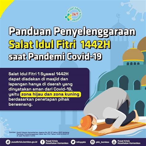 Panduan Penyelenggaraan Salat Idul Fitri H Saat Pandemi Covid