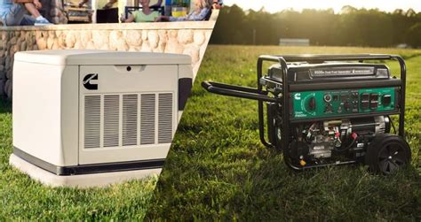 Standby Vs Portable Generator Sunly