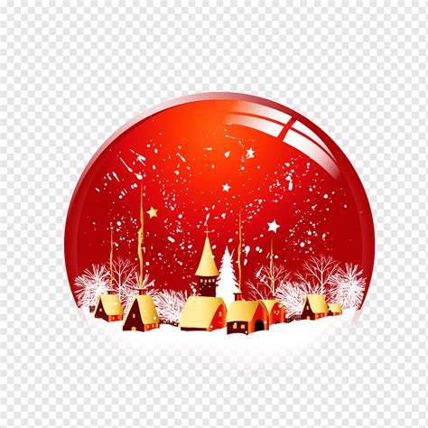 Navidad Bola De Cristal Nieve Navidad Png Pngwing