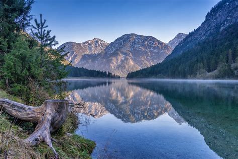 Baggrunde Landskab Skov Natur Afspejling Parkere Tyskland Flod