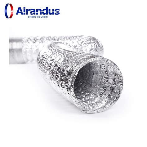 Aluminum Flexible Duct For Hvac Ventilation Airandus