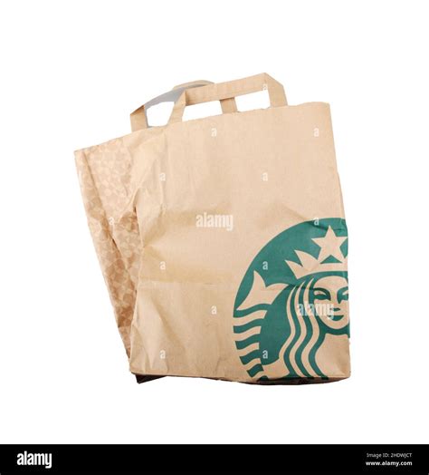 paper bag, starbucks, paper bags Stock Photo - Alamy