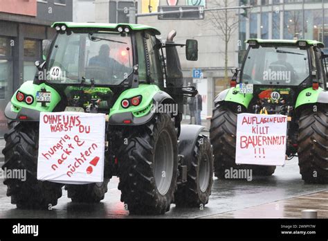 Gro Demo In Der Siegener Innenstadt Landwirte Handwerker Und