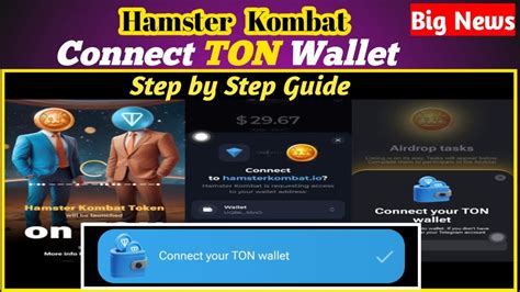 How To Connect TON Wallet In Hamster Kombat For Withdrawal Hamster