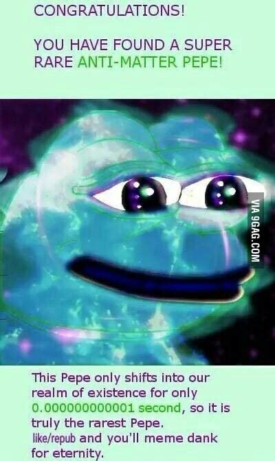 This Rare Pepe Dont Save It 9gag