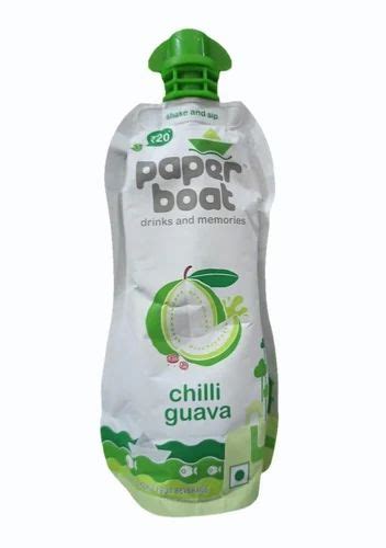 Pink Paper Boat Chilli Guava Fruit Juice Packaging Size Ml