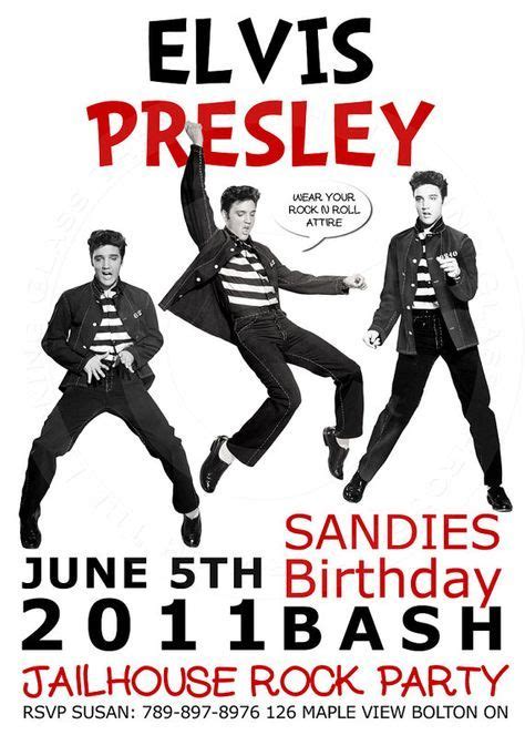 You Print Elvis Presley Birthday Party By Ttlgphotoandgraphics Elvis Presley S Birthday Mum