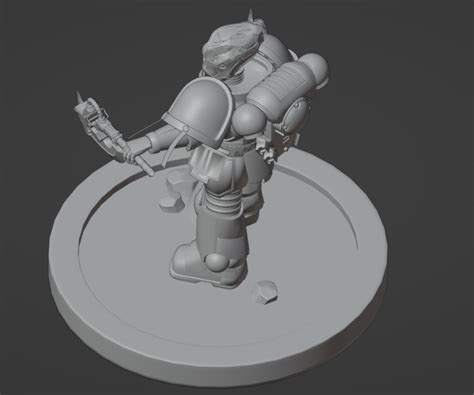 Stl File Space Marine 🛰・model To Download And 3d Print・cults