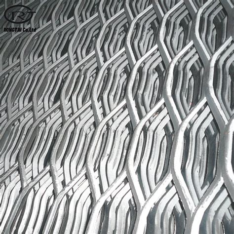 Standard Raised Expanded Metal Mesh Fence And Door Iron Grill Design