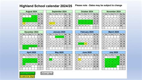 School Holidays 2024 Highland Council Dion Myrtie