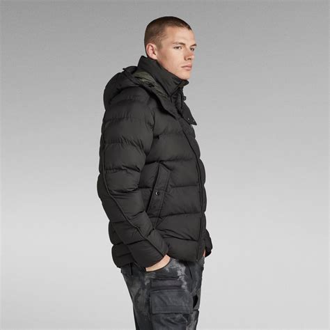 G Whistler Padded Hooded Jacke Schwarz G Star RAW