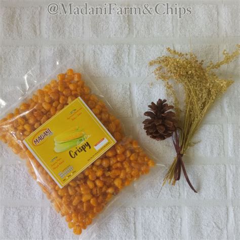 Jual Keripik Jagung Manis Enak | Madani Farm & Chips | Keripik Jagung Manis Gurih Renyah 100gr ...