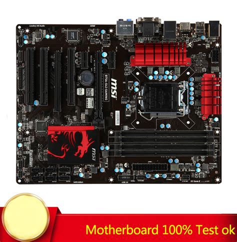 For Msi B75a G43 Gaming Red Dragon Motherboard 1150pin Ddr3 100 Test