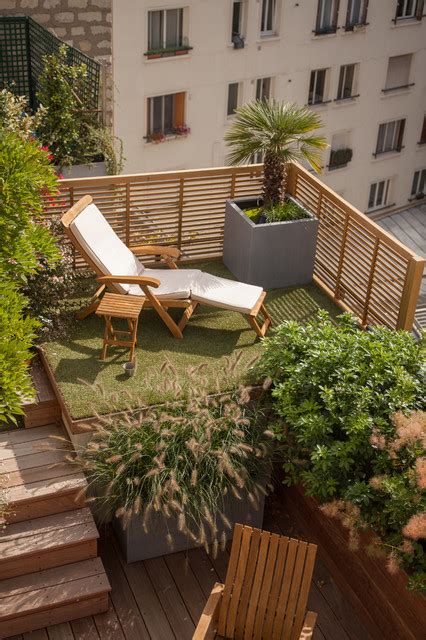 Duplex Parisien Contemporain Terrasse En Bois Paris Par L