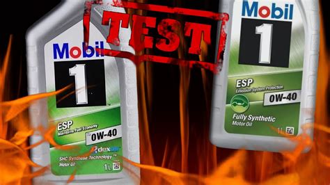 Mobil 1 ESP X3 0W40 Kontra Mobil 1 ESP 0W40 Test 400C YouTube