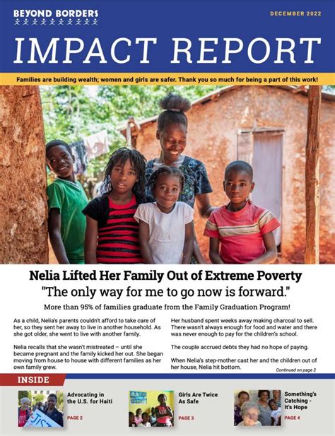 December 2022 Impact Report Beyond Borders