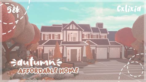 Bloxburg Fall House Exterior