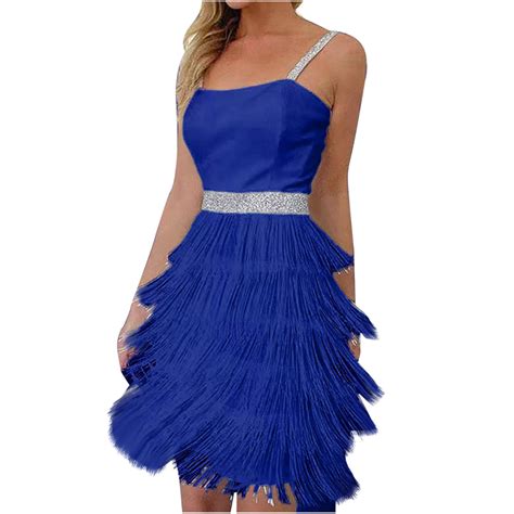 Pxevl Semi Formal Dresses For Women Sparkly Lace Spaghetti Strap