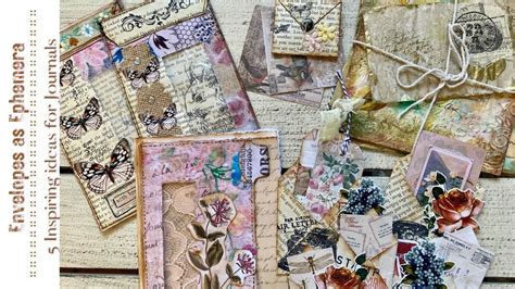 Junk Journal Ideas Five Inspiring Ways To Use Envelopes As Ephemera