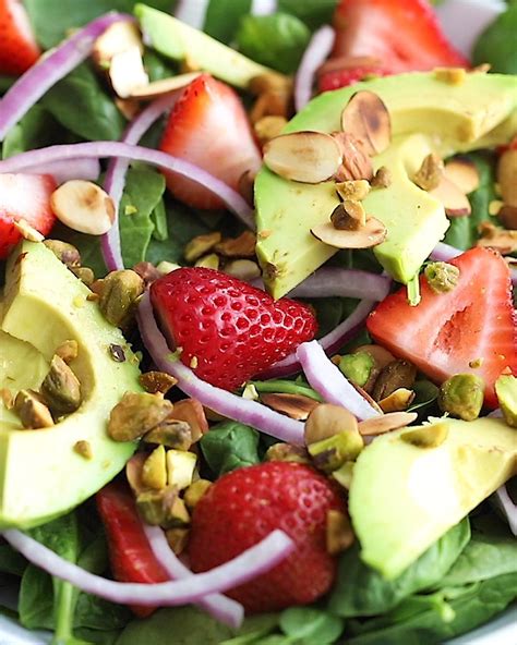 Summer Strawberry Spinach Salad With Avocado Artofit