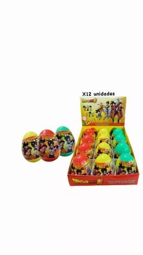 Huevos De Pascua Dragon Ball X12 Unidades Marca Brickell Cuotas Sin