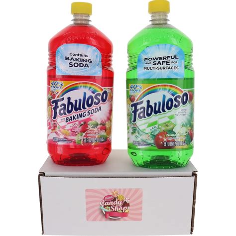 Fabuloso Multi-Purpose Cleaner 56 FL OZ Variety Pack of 2 (Baking Soda