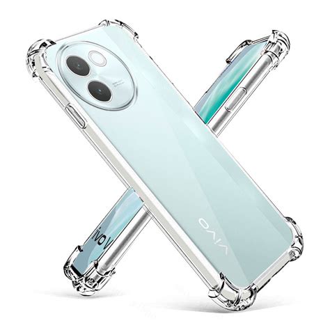 For Vivo V E G Vivo T X Cases Clear Shockproof Silicone Soft Phone