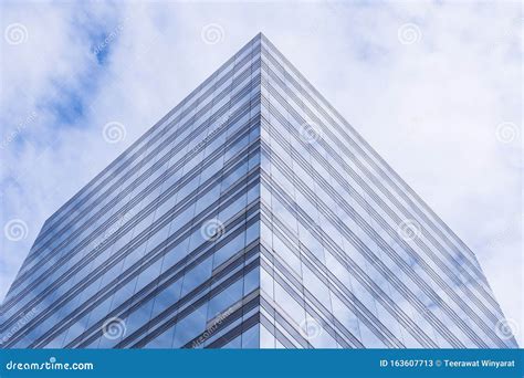 Modern Building Glass Facade Office Building Exterior Architecture Detail Stock Image Image Of