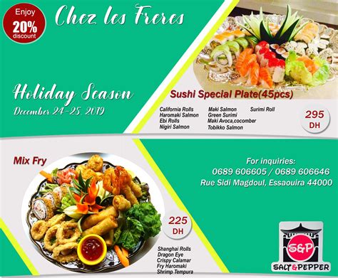 Salt & Pepper - We would like to inform our valued...