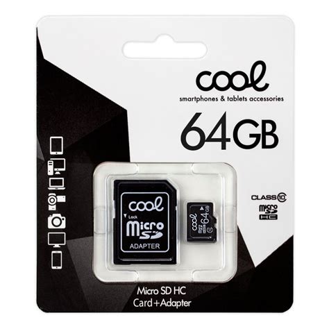 Cart O De Mem Ria Micro Sd Adaptador X Gb Cool Classe