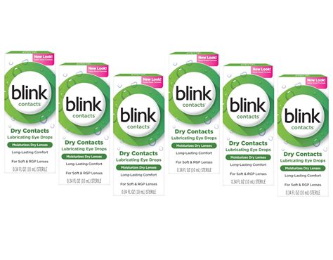 Amo Blink Contacts Lubricant Eye Drops For Soft And Rgp Lenses Oz