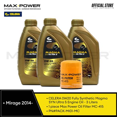 CELERA Magma SYN Ultra S 0W20 Fully Synthetic Motor Oil JM04709 MAX