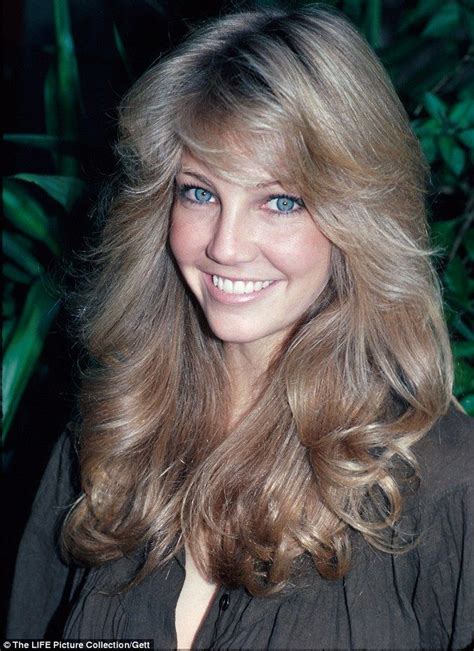 Is This The Look She S Going For Tj Hooker Star Heather Locklear With Her Golden Locks From